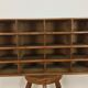 Casier de tri postal en bois