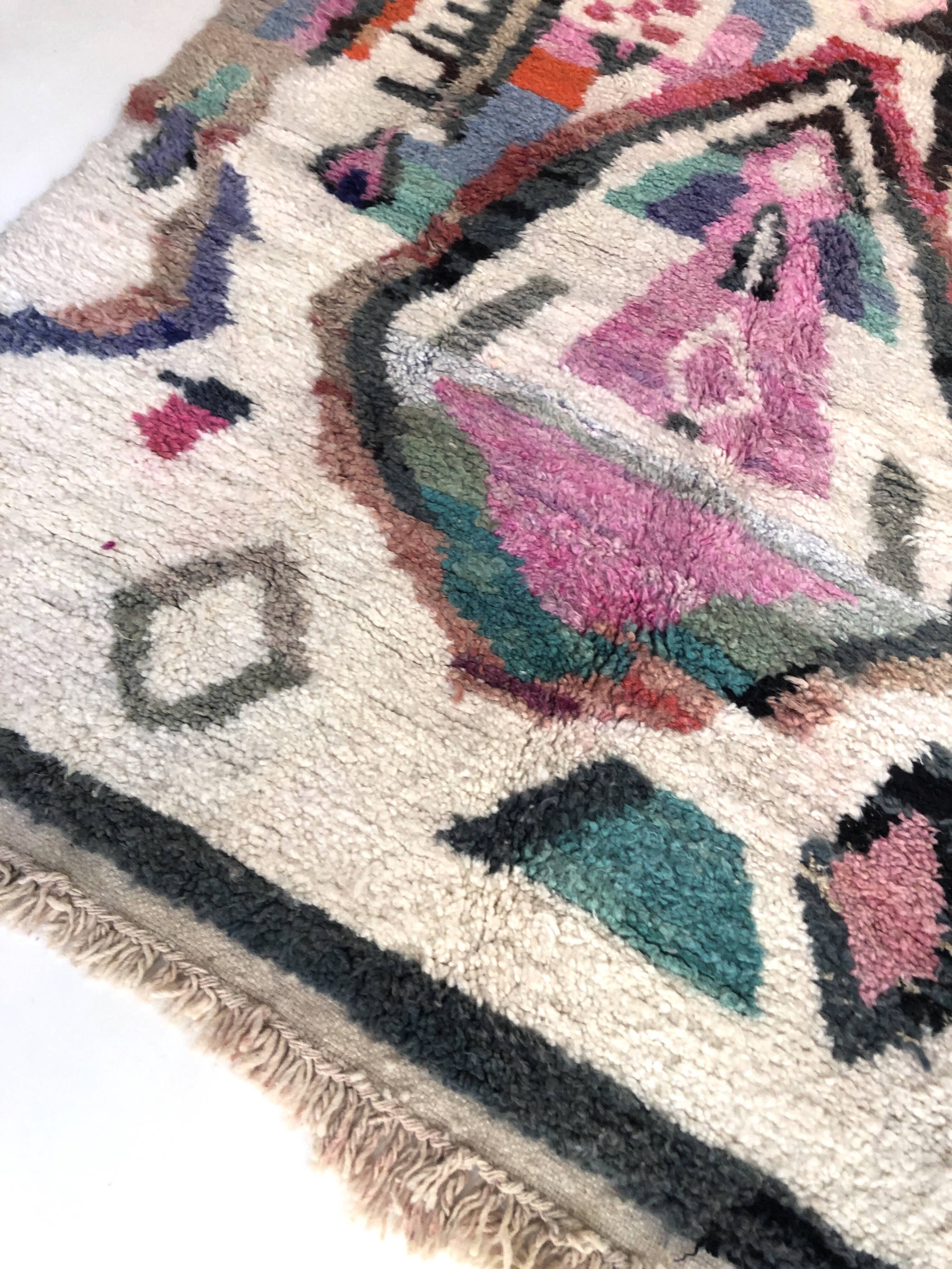 Moroccan Berber carpet Boujaad 2,41x1.53m