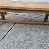 Rectangular table in raw oak