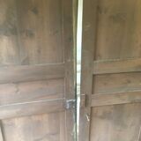 Double pine closet doors