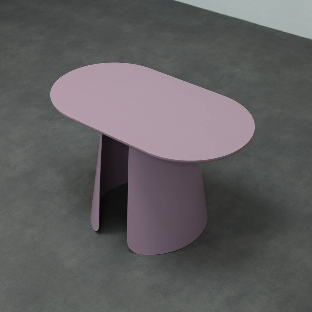 Side table Totem Pill by Puik Design pastel violet