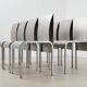 Postmodern Dining Set in Aluminum and Steel Belgium 1980s/90s