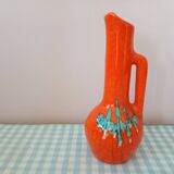 Ceramic vase orange
