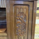 Art Deco Walnut Office Cabinet