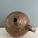 Large 19th century oil bottle in glazed earthenware
