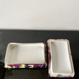 Limoges iridescent jewelry box