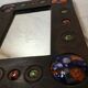 Wooden mirror with copper enamel decoration by Capo Esmaltes (Circa 1960)
