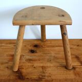 Vintage tripod wooden stool