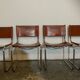 Suite of 6 designer chairs Fasem design