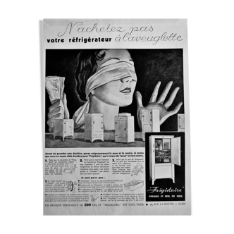 Advertising "Frigidaire" 1933