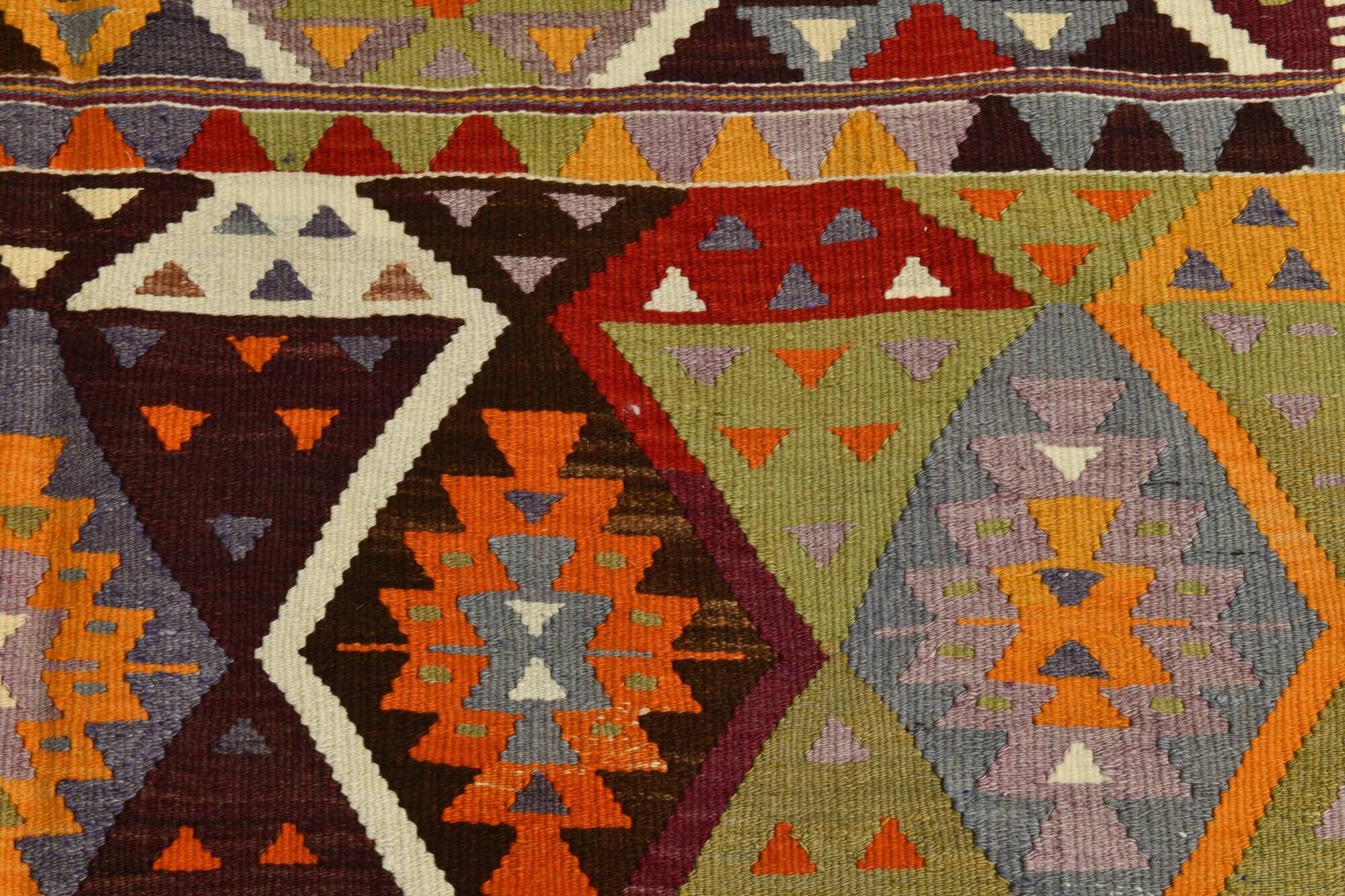 5x8 Soft Colors Persian Kilim Rug, Oushak Area Rug, 157x255Cm