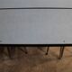 complete kitchen in blue formica buffet table and chairs