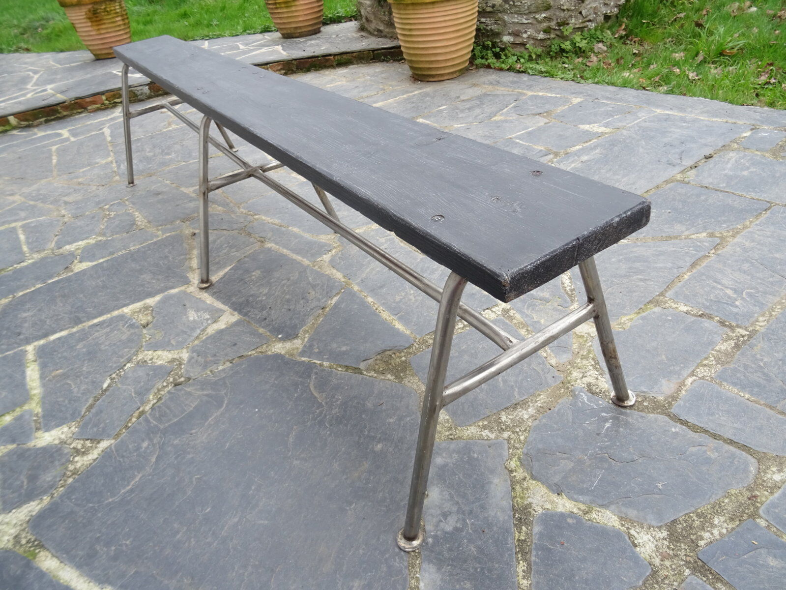 Banc 6 pieds inox 205 cm