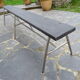 Banc 6 pieds inox 205 cm