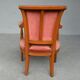 Paire de fauteuils style directoire en merisier velours