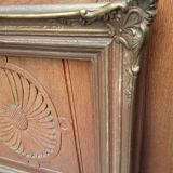 Cadre en bois et stucs dorés de style Louis XV - 70 x 50 cm
