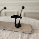 Hook 2 branches wood and metal