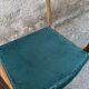Emile and Walter Baumann walnut sleigh chair 60s