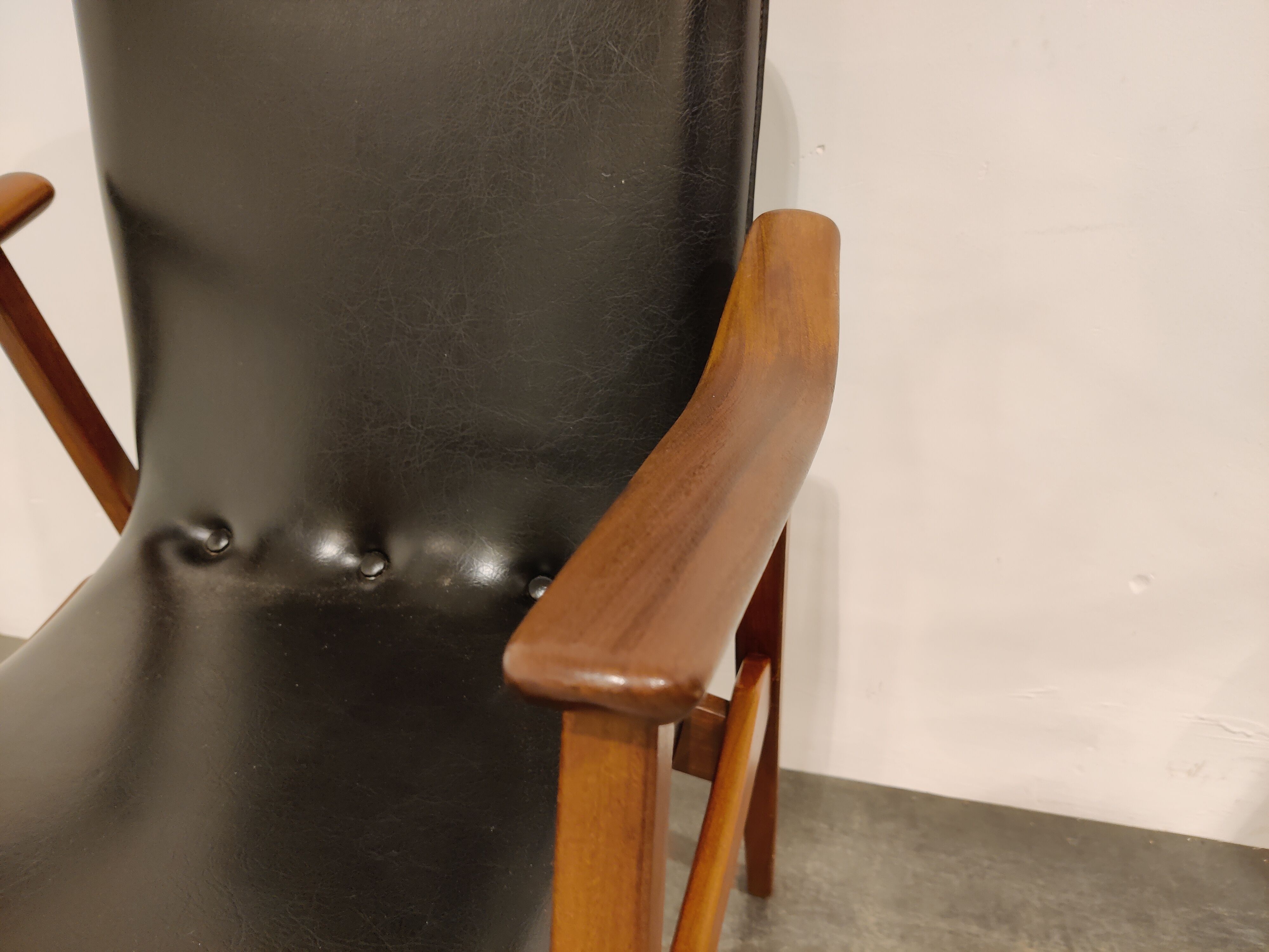 Mid century armchair by Louis Van Teeffelen for Wébé, 1960s