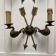 Double fire wall sconces in Empire style