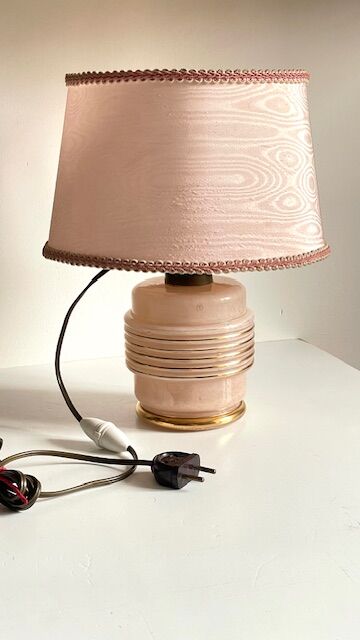 Clichy Glass Art Deco Lamp