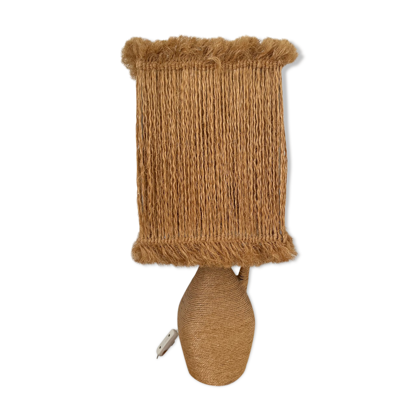 Lampe en corde vintage