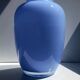 Vintage Italian opal glass vase in blue