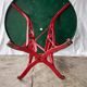 Eiffel style riveted metal garden table