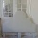 160 headboard upholstered in off-white bouclé fabric