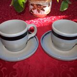 Duo of 2 Large Arnon Sandstone Cups