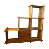 Pine staircase shelf 80s