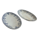 Set of 2 oval dishes Lunéville KG — Moustiers Collection, Earthenware