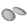 Set of 2 oval dishes Lunéville KG — Moustiers Collection, Earthenware