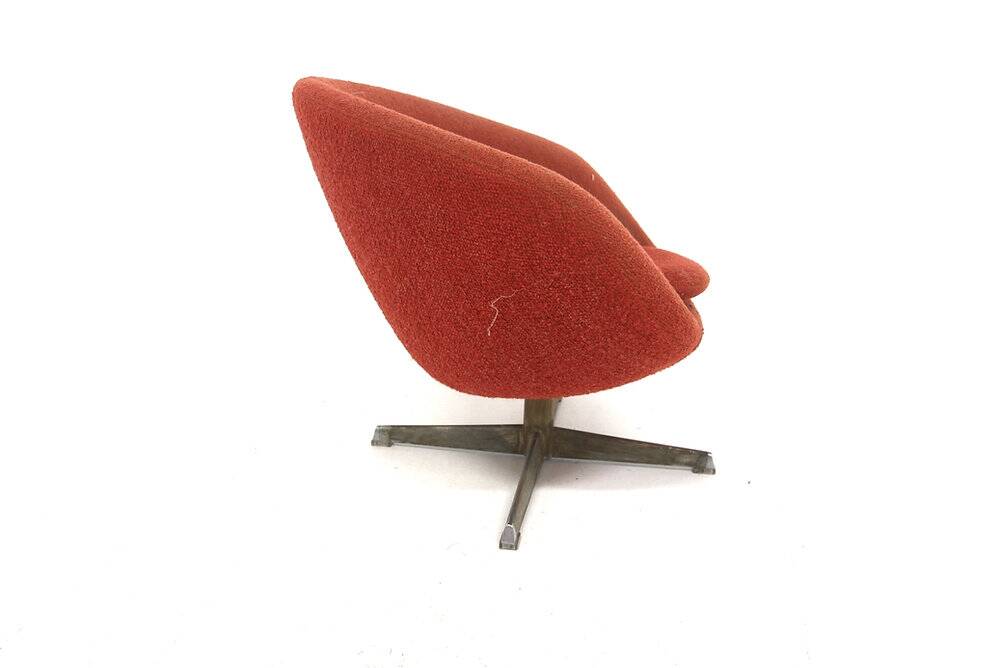 Scandinavian swivel armchair, Sweden, 1960