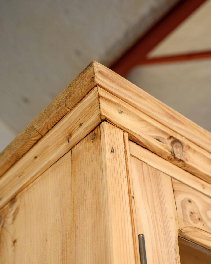 Library/sideboard in raw wood