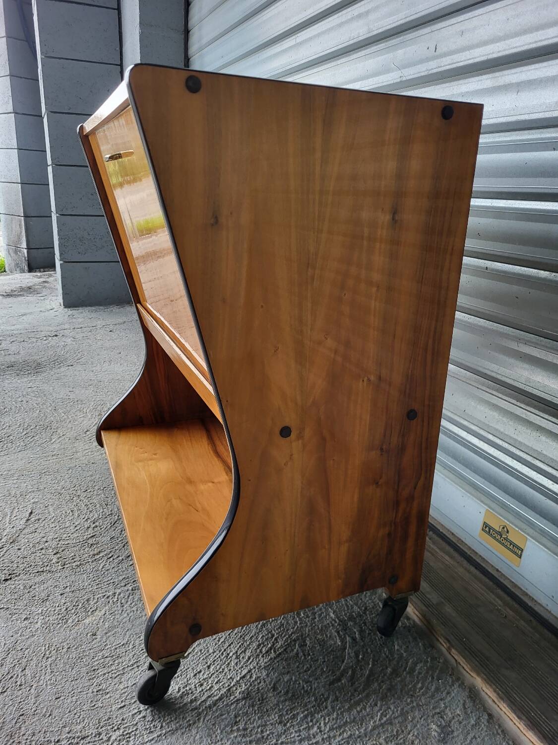Authentic old bar cabinet console storage Hi-fi Vintage