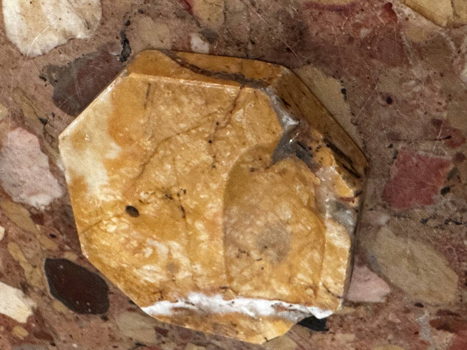 Art Deco Orange Marble Ashtray/ Catchall