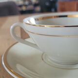 6 vintage Baudour Cerabel cups and saucers