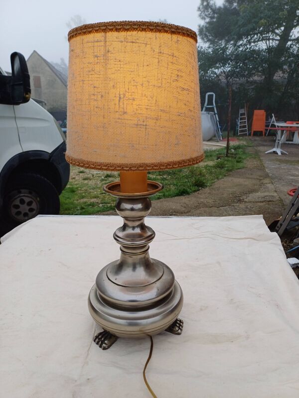 Lampe en étain des Années 60
