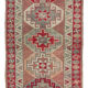 Handmade decorative oriental brown runner carpet 82 cm x 270 cm