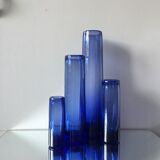 Set of 4 Holmegaard vases by Per Lutken 1960