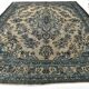 Classic Pattern Navy Blue Persian Rug, 311x402Cm