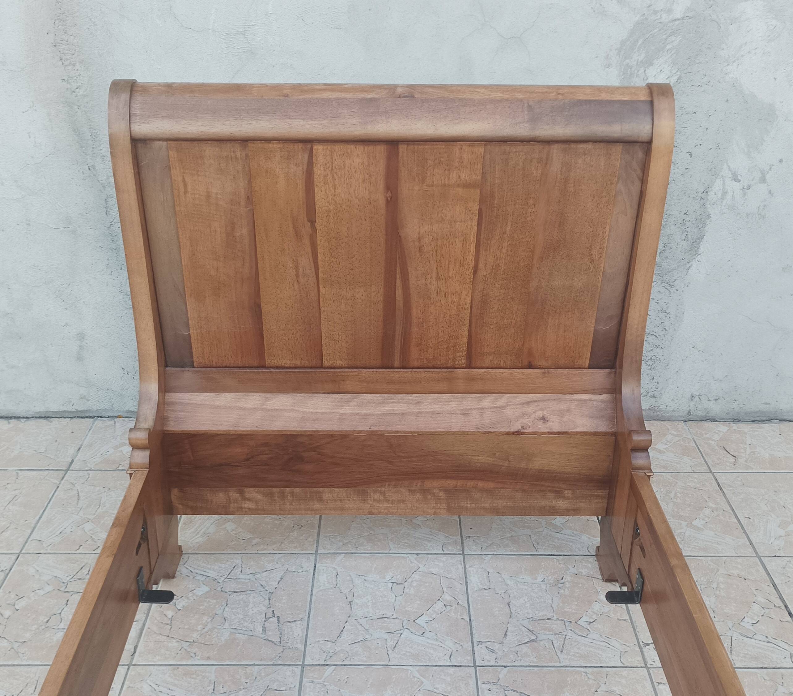 Empire Style Mahogany Bed