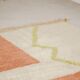 Tapos beni ouarine rose marocain 250cmx150cm