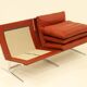 Sofa model BO 562 by Preben Fabricius & Jorgen Kastholm for BO-EX