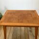 Table basse scandinave en bois années 50-60