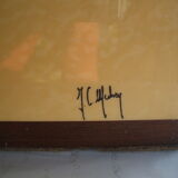 Table low Jean Claude Mahey design of the 1970s