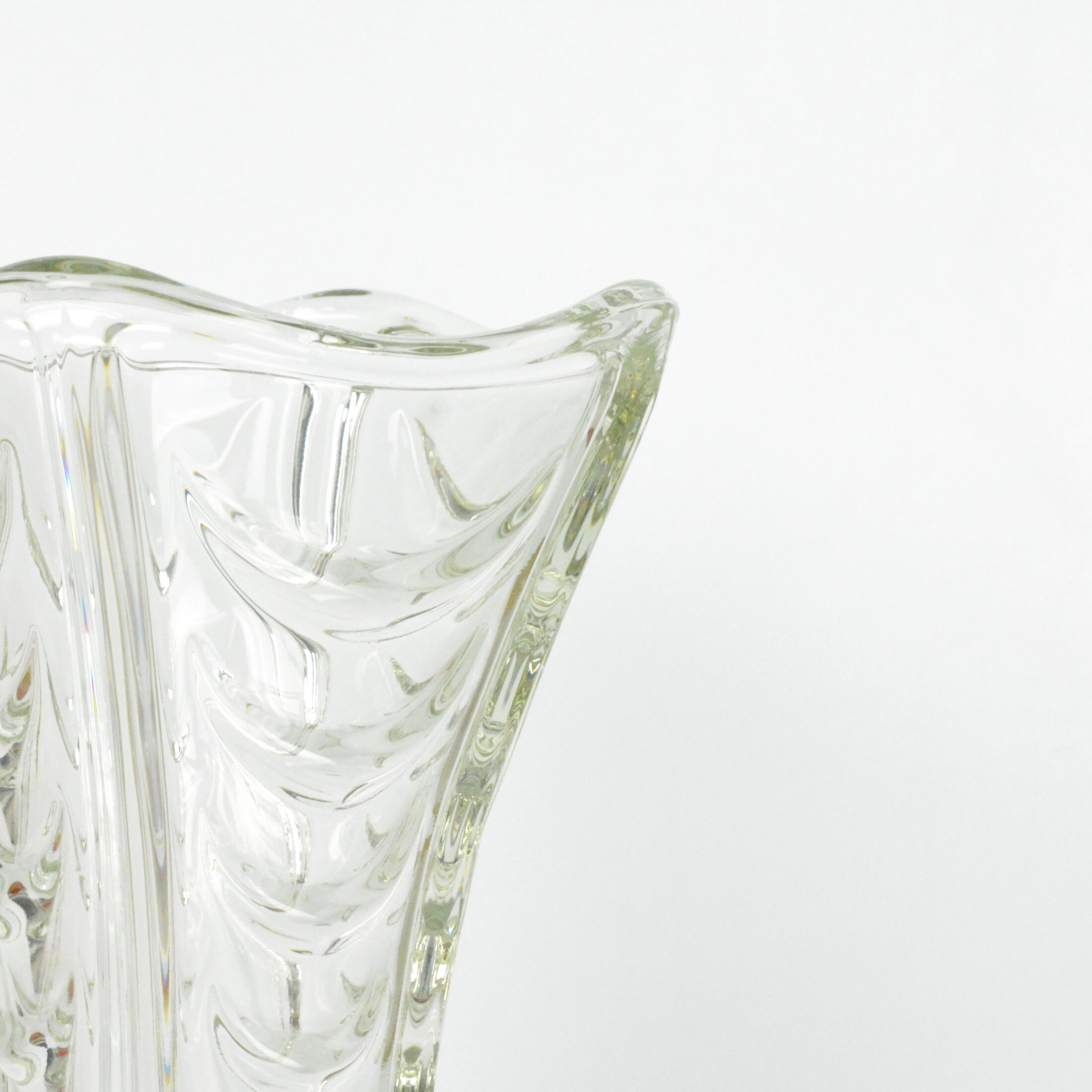 Vase by V. Hanuš, Heřmanova Huť Czechoslovakia 1960