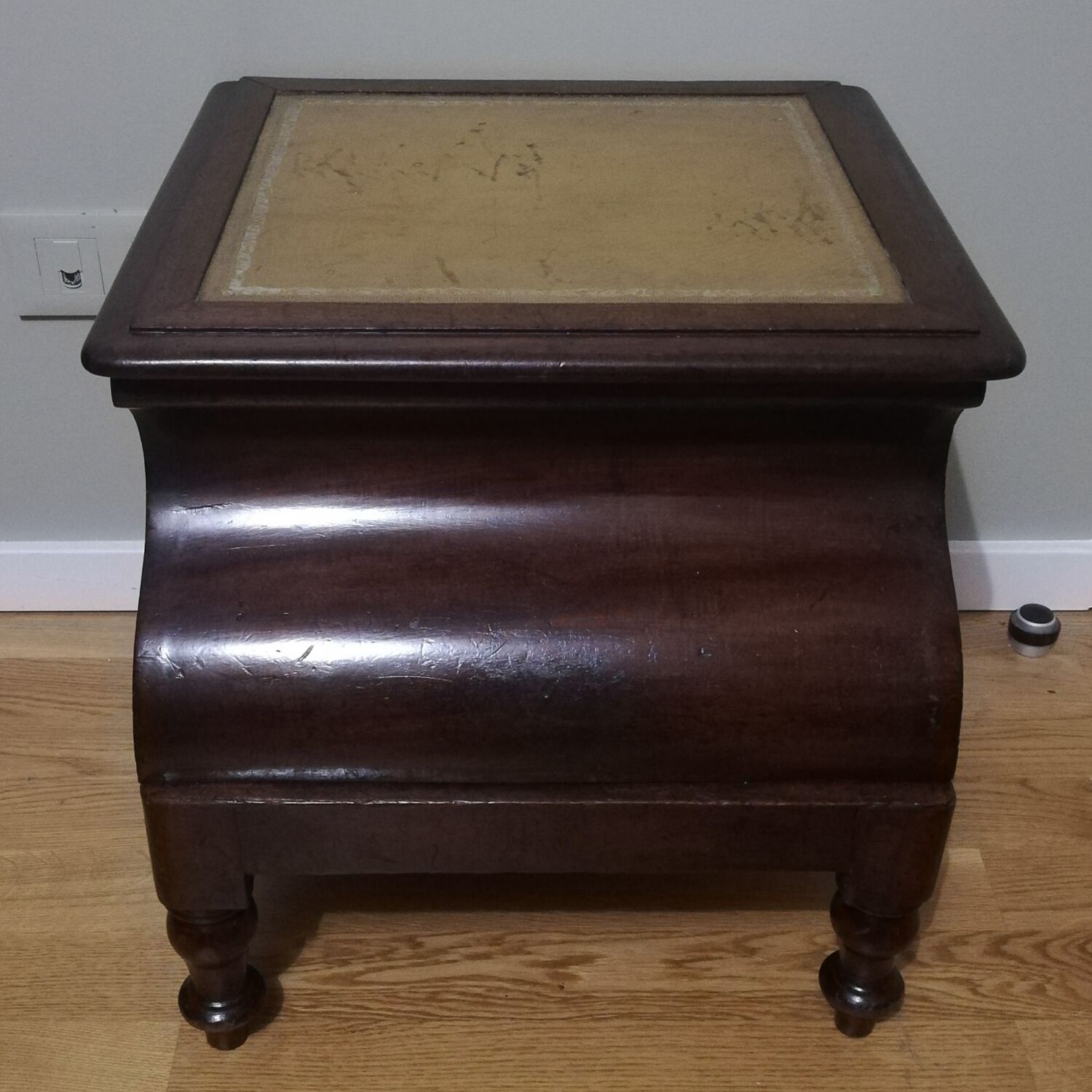 Old mahogany bookcase