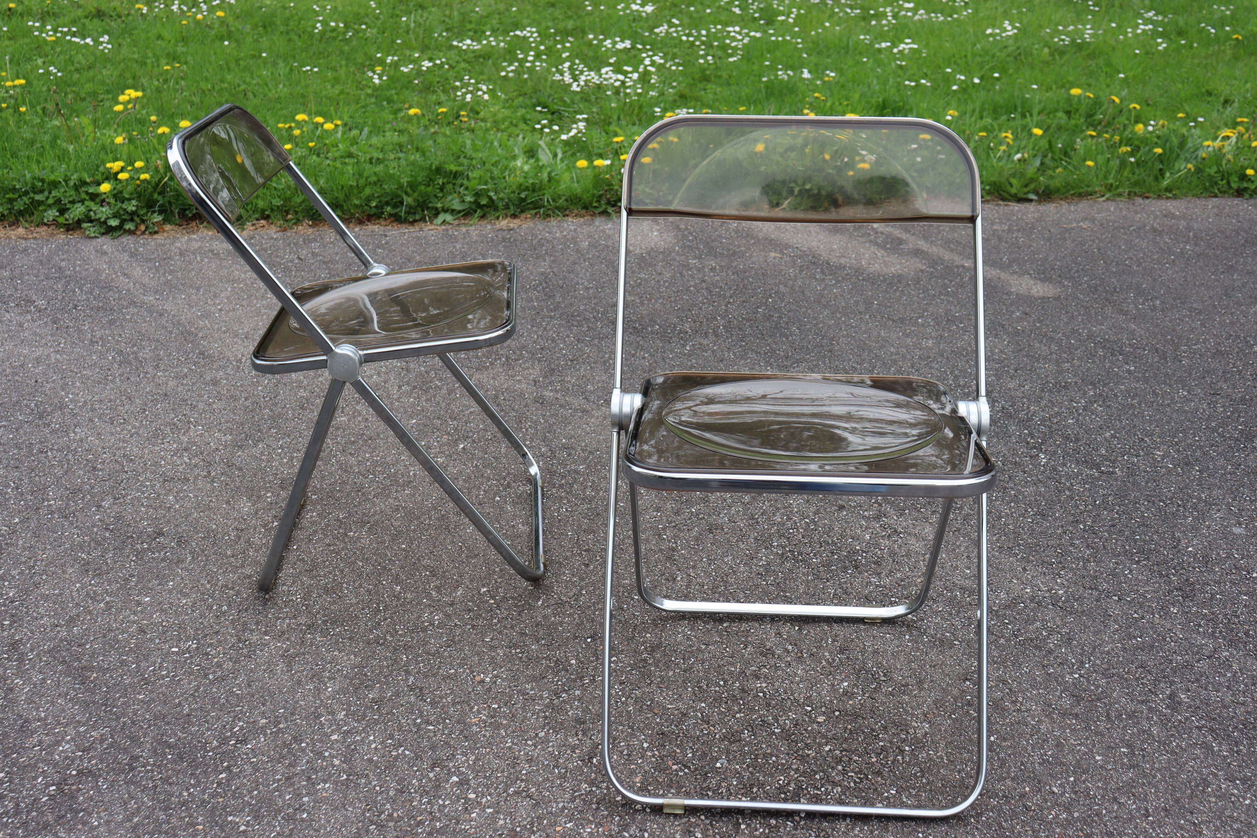 Pair chair Giancarlo Piretti